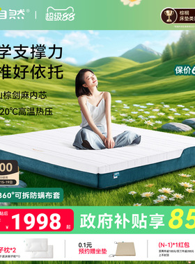 【热销】大自然卧室家庭用 山棕剑麻植物护脊床垫 p2