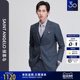 新款 男士 西裤 条纹西服 男 西服上衣外套西装 报喜鸟春季 正装 时尚