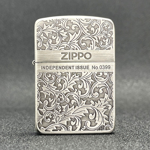 ZIPPO正品之宝打火机双面唐草