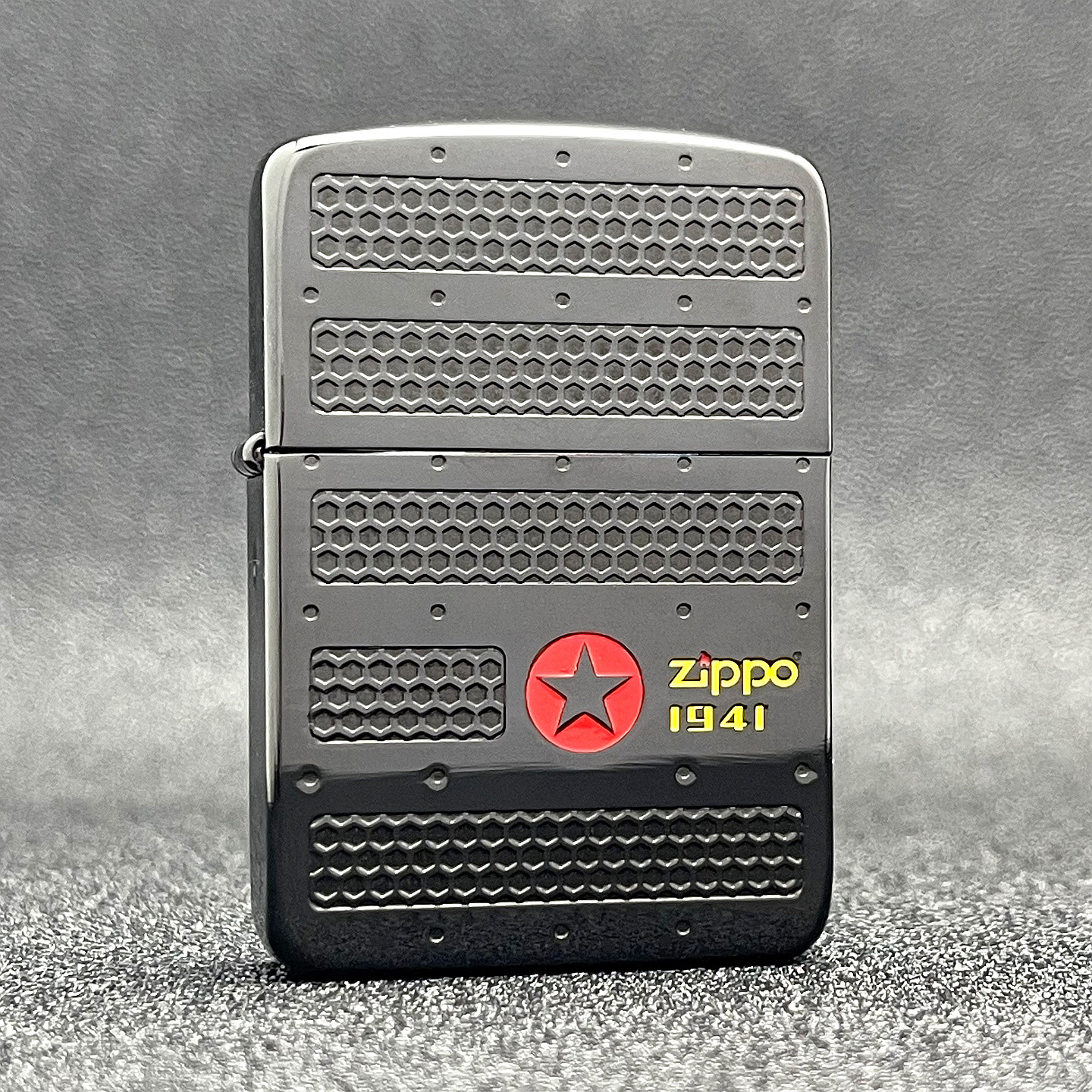 ZIPPO正品之宝打火机 原版经典复古DIY 1941黑色五角星空军部队