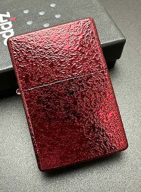 ZIPPO正品之宝打火机 韩版原版岩石系列 1937红色宝石RED STONE