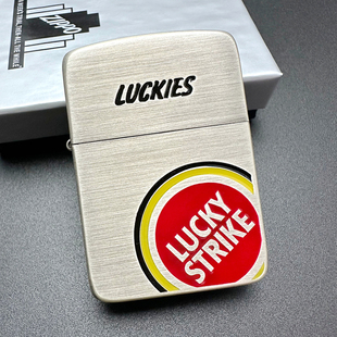 ZIPPO正品之宝打火机 千语原版DIY 1941银色拉丝好彩（红标）