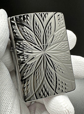 ZIPPO之宝打火机日版黑色枪花
