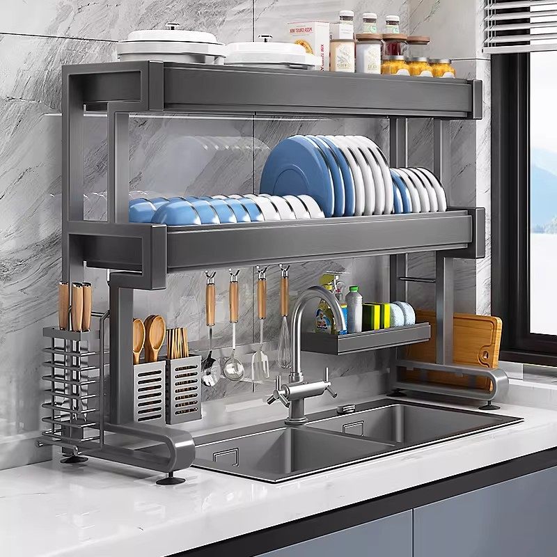 台面式水槽碗碟沥水收纳架