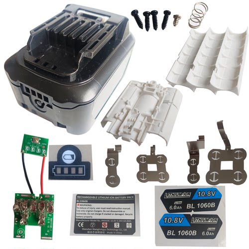 适用于牧田MAKITA BL1040 12V 6 CELL 18650 Battery box KITS