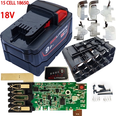 适用于M18 15 cell 18650 9A Lithium battery kit