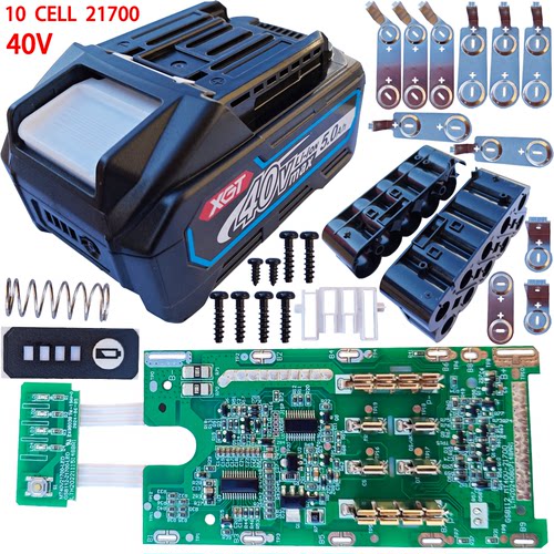 适用于MAKITA 40V BL4040 40V 10 CELL 21700 Battery box