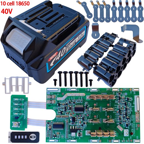 适用于牧田 MAKITA 40V BL4040 40V 10 CELL 18650  Battery box
