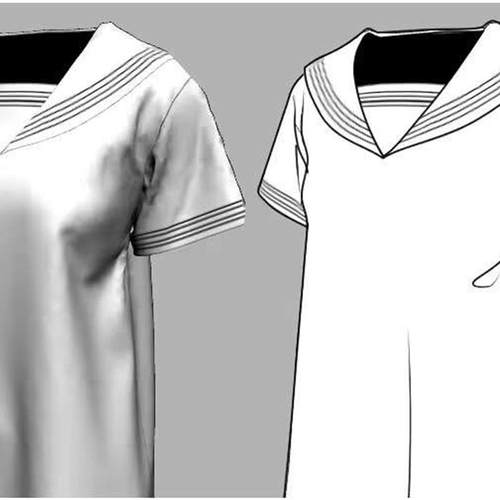 【csp模型】3d水手服