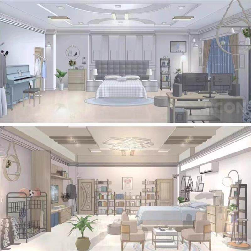 【acon3d】随心所欲的室内背景 su模型