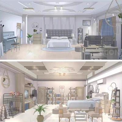 【acon3d】随心所欲的室内背景 su模型