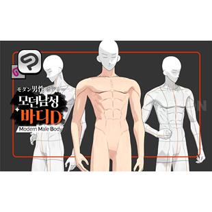 acon 3d 现代男性人体模型D