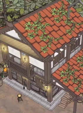 【acon3d】中世纪奇幻森林住宅1