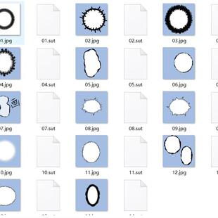 【csp笔刷】对话框笔刷csp笔刷