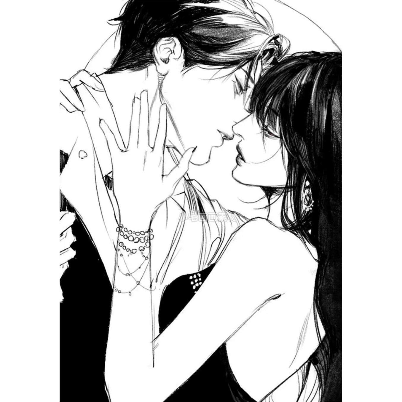 Evok 画师画集 美男美女韩风厚涂黑白灰色调人物插画集绘画