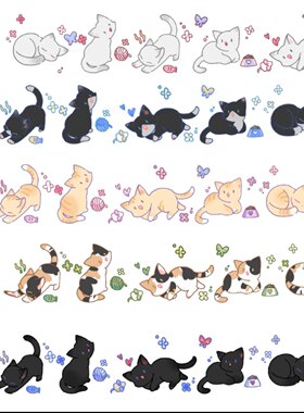 【csp笔刷】5种猫咪 5支 只能csp，优动漫用！其他软件都不能用！