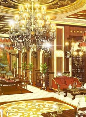 【acon3D】浪漫幻想厅主题1图书馆