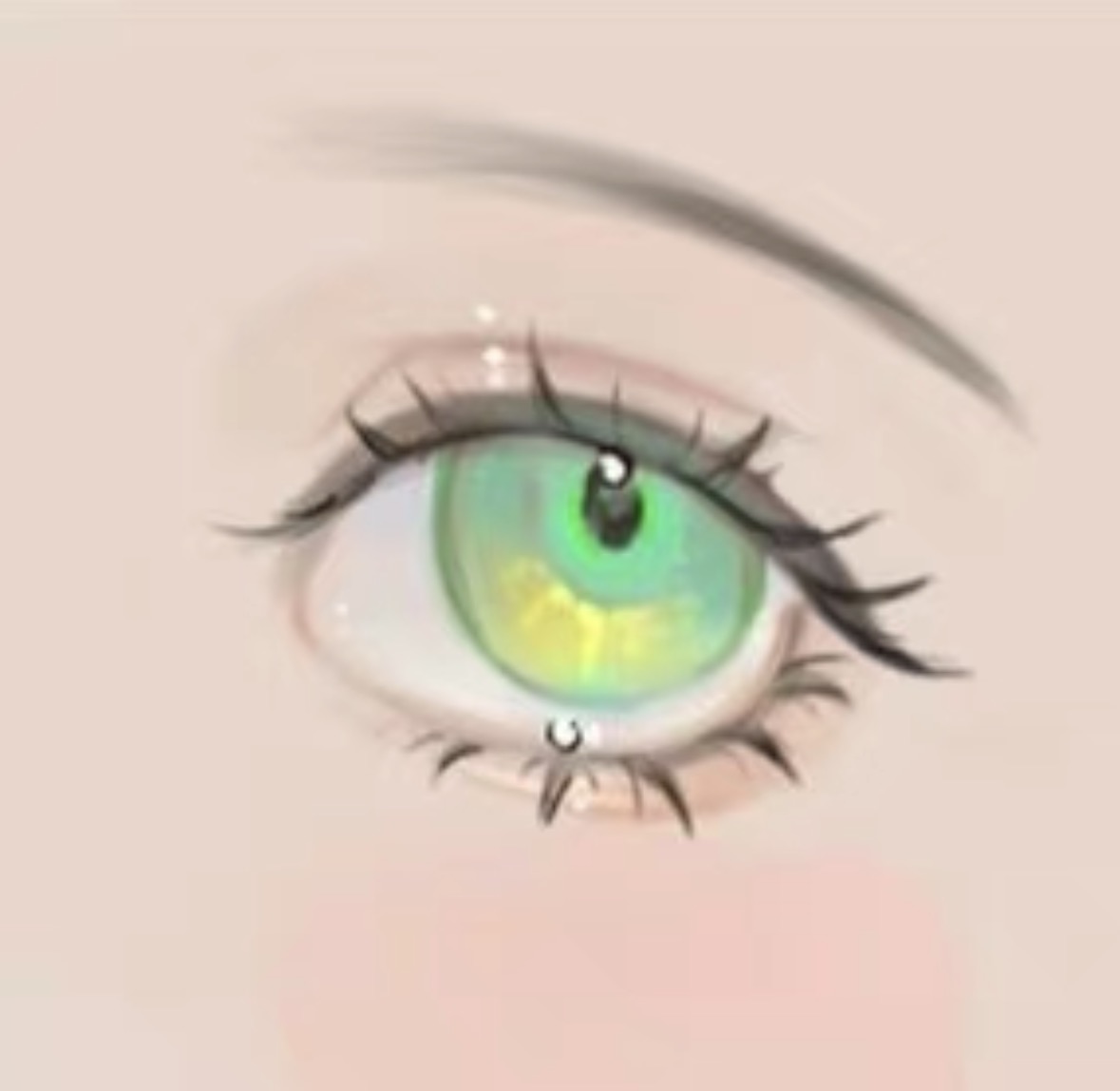 csp 19号 勾线 混色 笔刷 共1支 效果如图所示 仅csp 优动漫可用