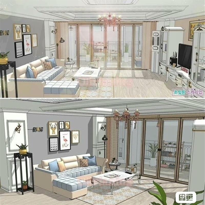 【su模型】现代住宅公寓模型