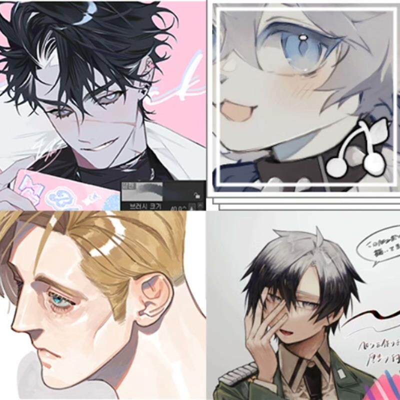 CSP上色/厚涂笔刷  六款