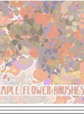 【csp】【笔刷】S169花朵笔 植物 背景