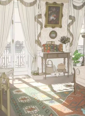 【acon3d】美丽浪漫的巴黎公寓-房间3