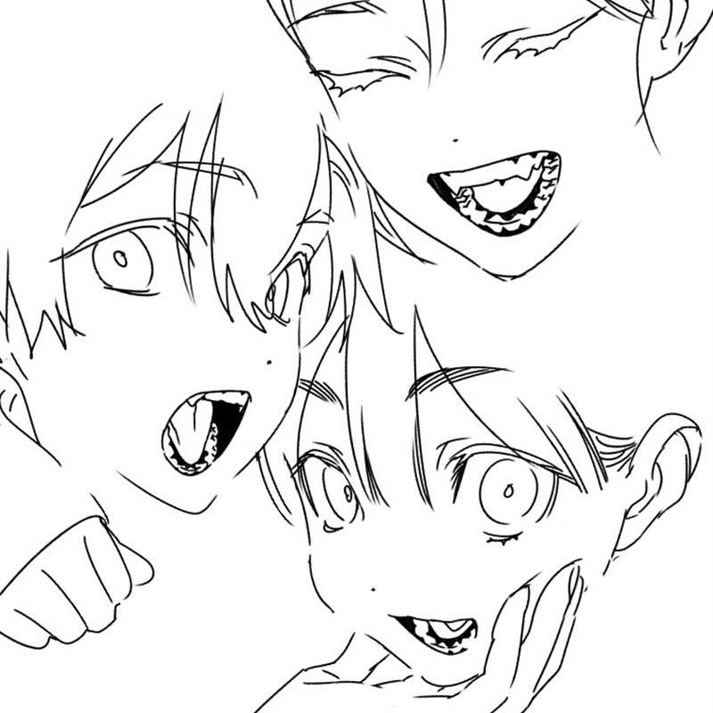 csp模型6个头部模型Q版少年青年成男头模