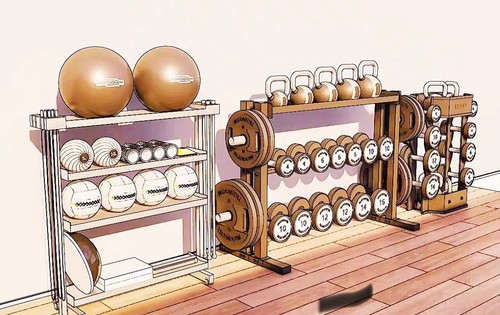 acon3d 健身房 瑜伽室健身器材 共15个模型 全是健身器材图片不全