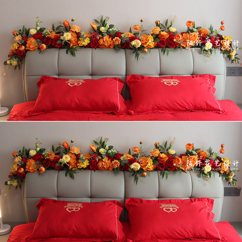 婚房布置新房仿真花艺婚礼卧室房间床头花客厅沙发装饰结婚用品,节庆用品/礼品,节日装扮用品,淘宝优惠券,粉丝福利购,淘宝优惠卷
