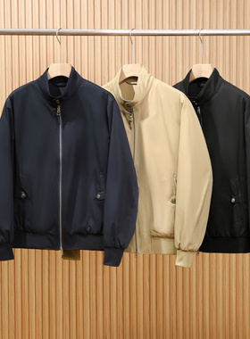 英式经典！痞帅有型！高端秋季男士三防抗皱静奢G9哈灵顿夹克外套