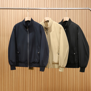 男士 英式 高端秋季 痞帅有型 三防抗皱静奢G9哈灵顿夹克外套 经典