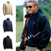 休闲红格纹衬外套潮棉衣 秋冬男女棉服时尚 G9哈灵顿棉夹克 柜2388