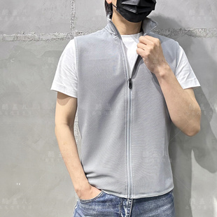 夏季 背心马甲 高端肌理速干透气男女情侣健身运动跑步通勤骑行无袖