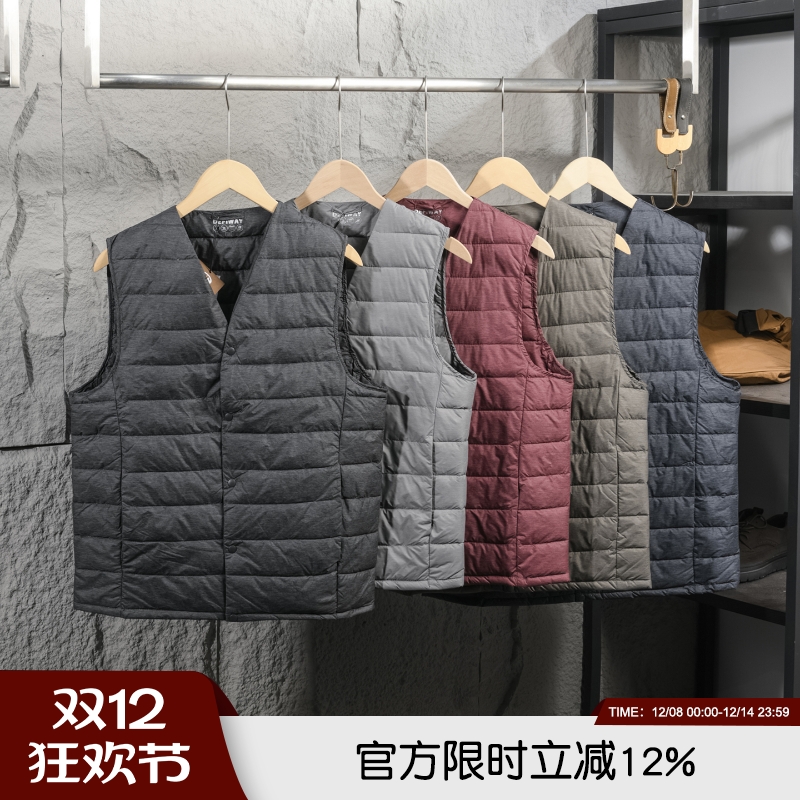 轻盈保暖秋冬韩单男女情侣马甲