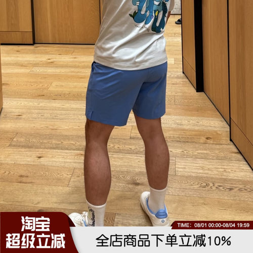 加拿大NOBLE BLUE夏季男士高端3D立体裁剪户外健身运动四面弹短裤