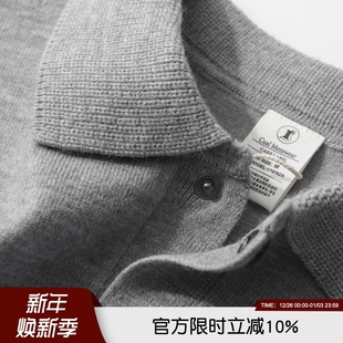 老钱风商务休闲翻领保暖polo衫 秋冬男士 针织毛衣 腔调随性 柜599