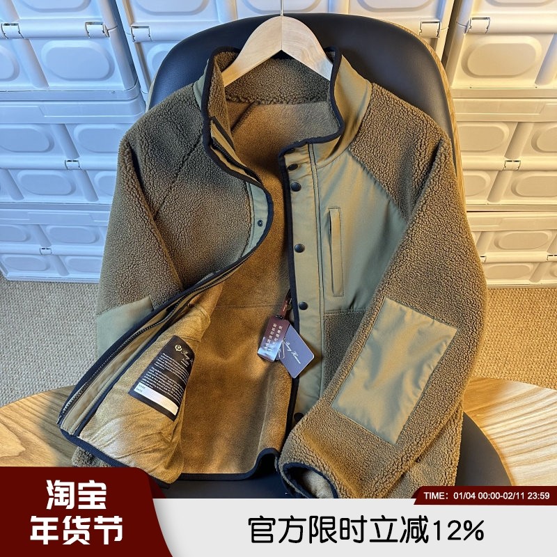 柜6980 意式高奢 秋冬男女情侣老钱风复古保暖加绒百搭潮流外套潮,男装,夹克,淘宝优惠券,粉丝福利购,淘宝优惠卷