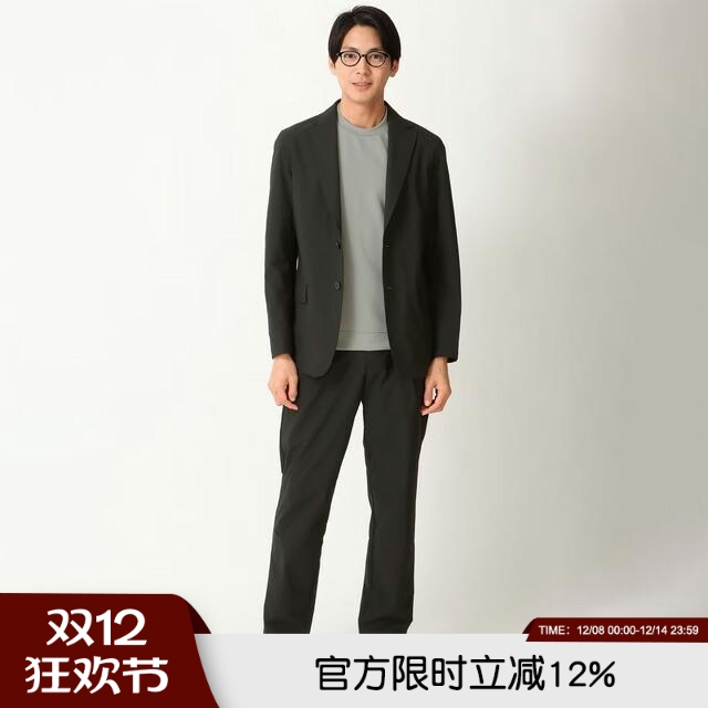 日系高端男士秋冬西装西裤套装