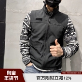 工艺超牛 品质 面料 防风拒水加绒保暖高端立领男女情侣马甲背心
