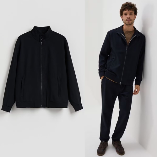 高端柔软透气时尚休闲夹克外套