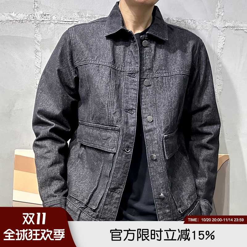 重工水洗复古刺绣牛仔衣夹克外套