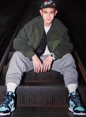 火爆半边天 一件难求 联名合作秋冬情侣抓绒衣摇粒绒保暖夹克外套