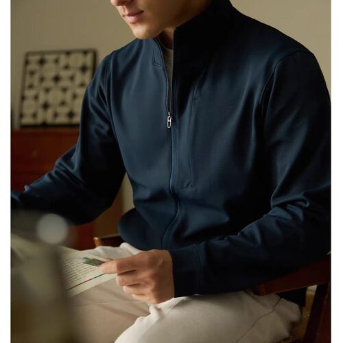 挺括有型透气通勤立领夹克男外套