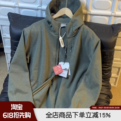 意奢猛货 Airpro-Heat方格暖绒科技功能防风男女情侣运动休闲外套