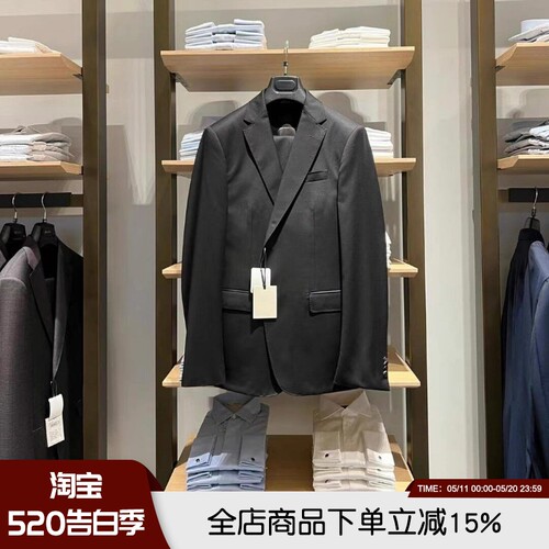 扛鼎翘楚！120S羊毛手工半麻衬秋冬行政商务休闲单西西服西装外套