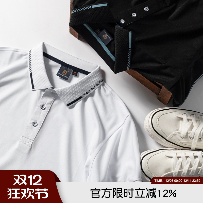 儒雅气质夏季男士时尚百搭polo衫