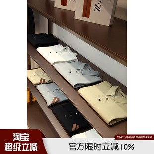 休闲POLO衫 男士 轻商务时尚 T恤潮 短袖 ZZ意式 柜8K3 奢华2025春夏季