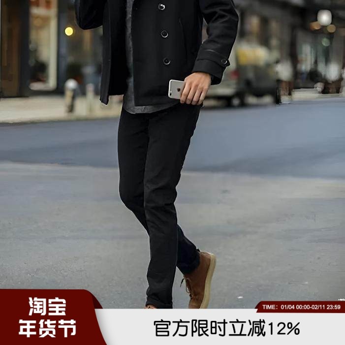 镇店小黑牛 酵素成衣水洗 男士高端夏季合体直筒修身显瘦牛仔裤潮,男装,牛仔裤,淘宝优惠券,粉丝福利购,淘宝优惠卷