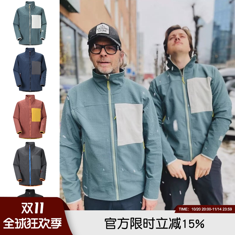 男女情侣户外运动抓绒衣通勤外套