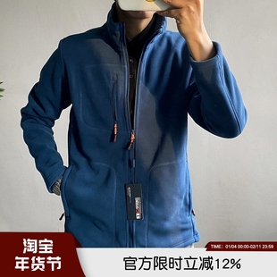 保暖利器!秋冬男女时尚休闲防风拉链外套运动户外御寒保温抓绒衣